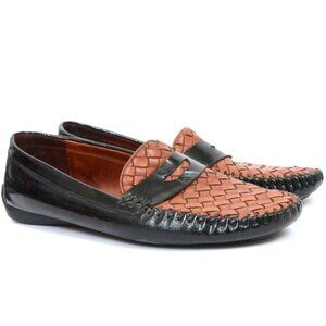 Robert Zur 'Petra' Women's Size 10B Woven Driving Shoe Moccasin Penny Loafer